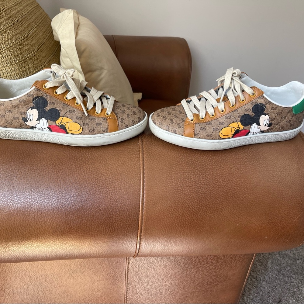 Gucci Mickey Mouse shoes. Used …